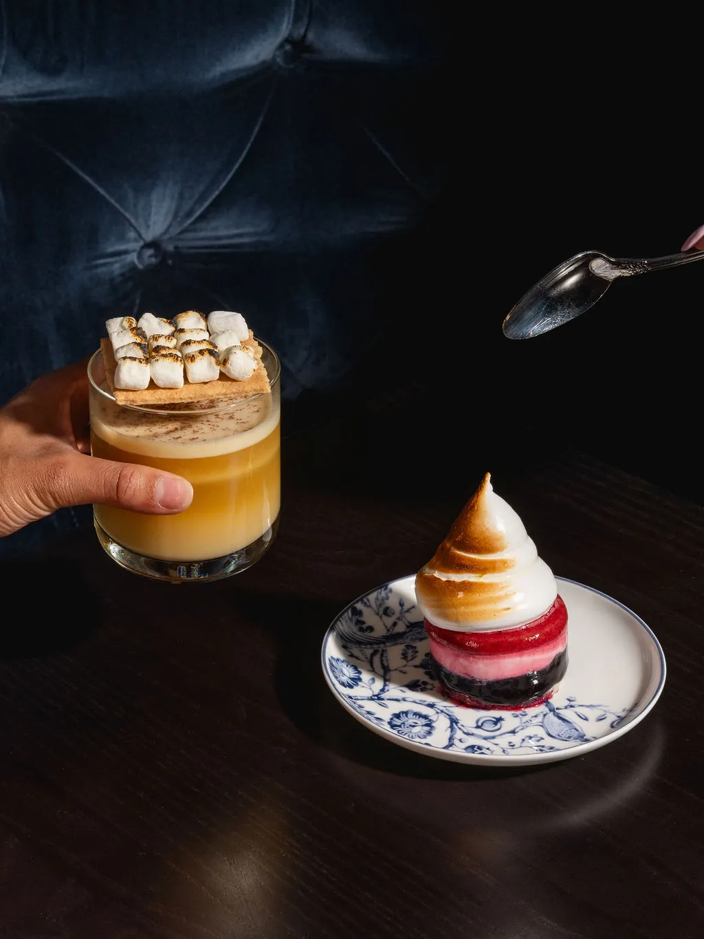 dessert cocktails at Alice & Monarch in Cambridge MA